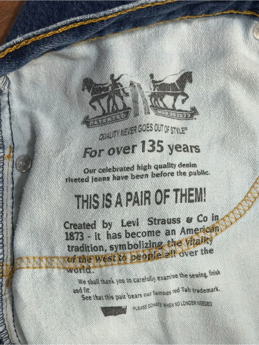 Men’s Levi’s 505 Regular Fit Jeans Size 40 x 30